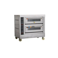 Commercial Deck Pizza Cake Gas Oven 2 Desk 4 Trays Bread Baking Oven for Sale