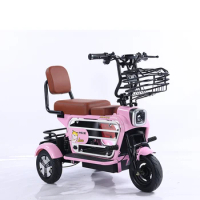 2023 New M1 model mini electric motorcycle 3 wheel folding portable scooter electric tricycle for adults