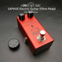 SAPHUE Electric Guitar Classic Chorus Pedal Rate/Width Knob Effect Pedal Mini Single Type DC 9V True Bypass