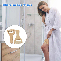 Dụng cụ con lăn bằng gỗ, thủ công, để nạo vét kinh tuyến, Cầm Tay, [FBshop]