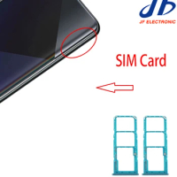 20Pcs Single SIM SD Card Tray Holder For Samsung Galaxy A10S A20S A30S A40S A50S Reader Slot Waterproof Container Adapter Parts