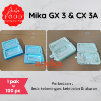 100pc- Mika plastik kue CX 3A & GX 3 mika jajanan pasar/mika bolu roti