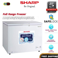 2025 new SHARP FREEZER FULL RANGE 110/160/220/310/510 LITER Free Shipping cod