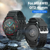SIKAI TPU Band Strap Bracelet for Huawei Watch GT2 TPU Shell Screen Protector Cover Case For Huawei GT 2 Wacth Accessories