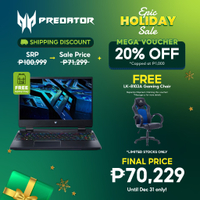 แล็ปท็อปเกมมิ่ง Acer Predator Helios 300 PH315-55-76D8 15.6" QHD In i7 16GB 512GB SSD RTX3060 Win11