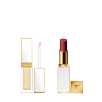TOM FORD 太陽輕吻金箔潤唇露組 #34 ROSE IRISE
