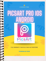 PICSART GOLD BUKU BINDER Synthetic Paper