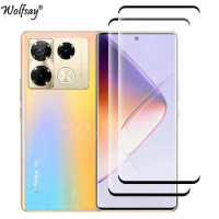 Curved Edge Tempered Glass For Infinix Note 40 Pro Screen Protector Infinix Note40 Pro 5G Glass For Infinix Note 40 Pro 5G Glass