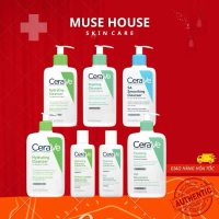Sữa Rửa Mặt CeraVe SA Smoothing, Hydrating, Foaming Cleanser Cho Da Dầu Mụn Khô Nhạy Cảm 88ml 236ml 