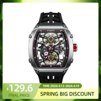 Starking brand men's watch, automatic sports Seiko NH05 mechanical movement hollow luminous fashion waterproof watch man