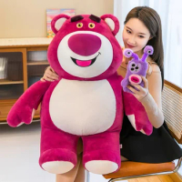 30-40Cm Game Lotso Story hugging Bear Boneka Stroberi Bear Soft toys for Girls Birthday Prize Boys Girls