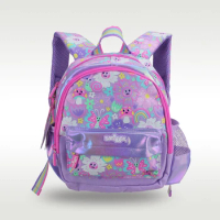 Australia smiggle original children's schoolbag girl backpack purple butterfly cool kawaii11 inch 1-3 years old