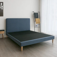 【麗得傢居】雲品亞麻布5尺床架雙人床架床組 床台(北歐簡約風)