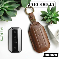 พร้อมส่งในไทย เคสกุญแจรีโมทรถหนังแท้ JAECOO 5 EV, JAECOO J5   รุ่น Cowboy คําแนะนําการขายที่ร้อนแรงใ