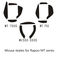 2 Sets/pack Mouse Skates Mouse Feet For Rapoo Mt750 Mt750s MT500 Mt550s TEFP Mouse Glides