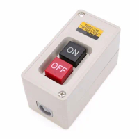 1Pc 3 Phase 30A 3.7KW Self-Lock Latching On/Off Motor Start Stop Power Pushbutton Switch TBSP-330