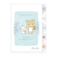 【San-X】拉拉熊 懶懶熊 療癒系列 A4 五層索引資料夾 糖果(Rilakkuma)