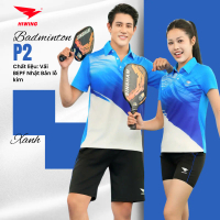 Áo Cầu Lông, Áo Pickleball Nam Nữ Thương Hiệu HIWING Chất Vải Mè Lạnh Nhật Bản Co Dãn Đa Chiều Cao C