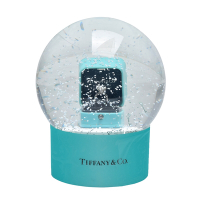 Tiffany&amp;Co. VIP限量聖誕版鑽戒雪花水晶球