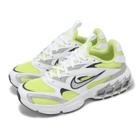 【NIKE 耐吉】休閒鞋 Wmns Zoom Air Fire 女鞋 男鞋 白 銀 綠 復古 氣墊 老爹鞋(CW3876-102)