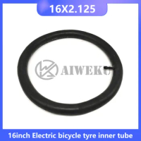 Good quality 16inch Electric bicycle tyre inner tube 16X2.125 bike Inner Tube with a Bent Angle Valve Stem butyl rubber