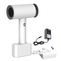 Wireless Rechargeable Hair Dryer Cordless Art Painting Dryer Portable Blower Blow Dryer for Drying Painting Pet Baby
