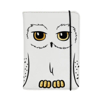 【Travelmall】哈利波特PU皮革錢包護照套(Hedwig)