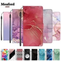 Flip Case For Samsung Galaxy S22 Ultra Plus S20 FE Marble Magnetic Wallet Leather Case For Samsung S21 S21fe S21 Ultra S22+