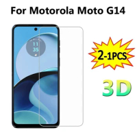 2-1Pcs Tempered Glass For Motorola Moto G14 Phone Film 9H Protective Glass Cover For Moto G14 G 14 XT2341-4 6.5" Scree Protector