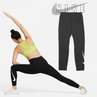 Nike 褲子 Training Leggings 女款 黑 經典 勾勾 緊身褲 運動 瑜珈褲 基本款 長褲 DQ5561-010