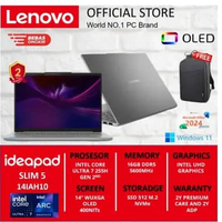 LENOVO IDEAPAD SLIM 5 14IAH10 ULTRA 7 255H RAM 16GB SSD 512GB 14" WUXGA OLED W11 HOME 24