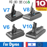 Skonppu 21.6V Batterie for Dyson V6 V7 V8 V10 Series SV12 DC62 SV11 SV10 Handheld Vacuum Cleaner Absolute Spare Battery
