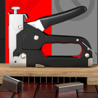 4 In 1 Stapler Furniture Heavy Duty Staple Gun Construction Stapler For Wood Stainless Steel Metal Hand Tool Nail Gun
