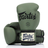 【VENUM旗艦店】Fairtex 拳擊手套 拳套 F-DAY 軍綠色 泰拳 散打 自由 搏擊 綜合格鬥 MMA
