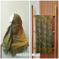 \PUCUK RABUNG\" HIJAB MOTIF JUMBO SYAR'I PREMIUM SEGIEMPAT HIJAB MUSLIM JUMBO"