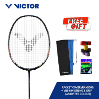 VICTOR Thruster F Enhanced Edition Badminton Racket TK-F-C with a racket cover