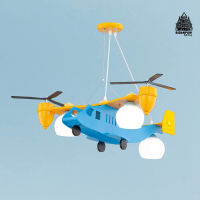 【必登堡】翱翔螺旋槳飛機吊燈 B561993(兒童房/臥室燈/書房/遊戲室/男孩/童趣/創意/現代)