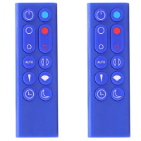 2X Replacement Remote Control HP02 HP03 For Dyson Pure Hot+Cool Link HP02 HP03 Air Purifier Heater And Fan(Blue)