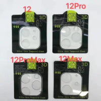 1000PCS Full Cover Transparent Clear Tempered Glass Camera Lens Protector for iPhone 15 Pro Max 14 12 13 Mini