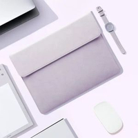 MacBook電腦內膽包適用蘋果華為聯想手提電腦保護套 橫款皮革電腦袋