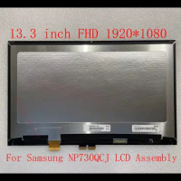 13.3 inch FHD For Samsung Galaxy Book Flex NP730QCJ-K01US NP730QDA NE133FHM-A62 NE133FHM-N55 LCD Display Touch Screen Assembly