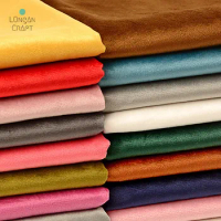 Half Meter Velvet Fabric Solid Color Sofa Pillow Clothes Handmade Velvet Plush Fabric DIY Sewing Fabric