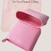 Nylon Purse Organizer Insert for Chanel 22Bag Mini Tall Bag Storage Inner Liner Bag Organizer Zipper Bag Organizer Insert