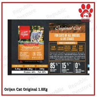 Orijen Cat Original Premium Cat Food 1.8Kg - Dry Cat Food All Life Stages