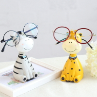 眼鏡架 眼鏡支架 眼鏡展示架 創意可愛動物眼鏡擱架眼鏡店裝飾品辦公室擺件禮物桌面眼鏡支架『ZW7442』