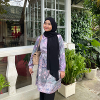 Tunik Jumputan Valvet Sutra Khas Palembang