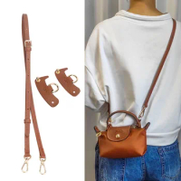 Bag Strap For Longchamp Mini Bag Leather Shoulder Strap Bag Free Punching ModificationBag Belt Accessories