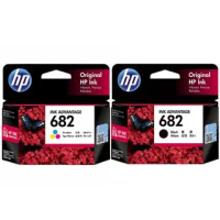 Tinta cartridge ink HP 682 Set ( Black + Colour )