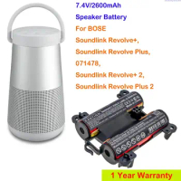 CameronSino 2600mAh Speaker battery 745531-0010 for BOSE Soundlink Revolve+, Soundlink Revolve Plus, Revolve+ 2, Revolve Plus 2