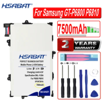 HSABAT 7500mAh SP397281A(1S2P) SP397281A 1s2p High Capacity Battery for Samsung GALAXY Tab 7.7 P6800 P6810 GT-P6800 GT-P6810